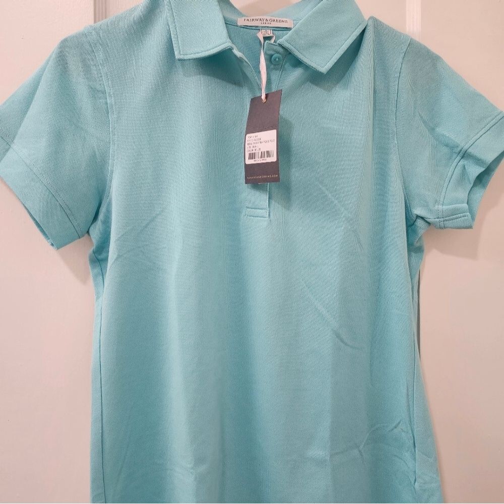 Fairway Greene Light Blue Polo Shirt